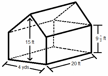 A line drawing of a simple building.