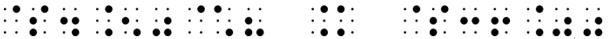 image of braille text