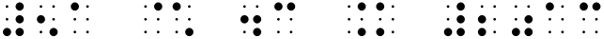 image of braille text